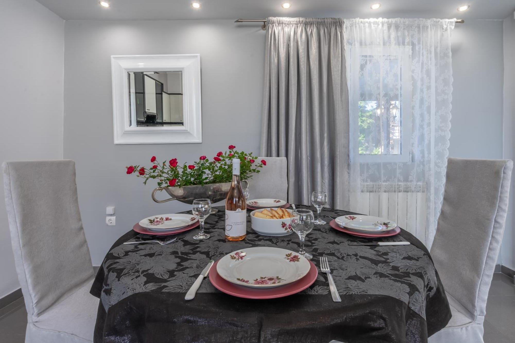 Fontana Luxury Villa Salakos With Pool Near Beach Exterior foto
